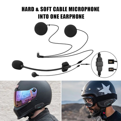 FreedConn TCOM VB Motorcycle Helmet Intercom Bluetooth 5.0 Headset Headphone FM Moto Interphone Helmet Communicator Speaker Gift