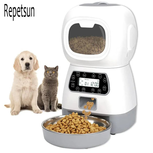 Introducing the repetsun 3.5L Automatic Pet Feeder - Your Pet's Smart Food Solution