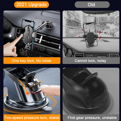 Sucker Car Phone Holder Mobile Smartphone Cellphone Bracket Tablet Vehicles Mount Stand GPS For iPhone 14 Xiaomi Huawei Samsung