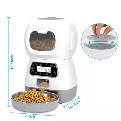 Introducing the repetsun 3.5L Automatic Pet Feeder - Your Pet's Smart Food Solution