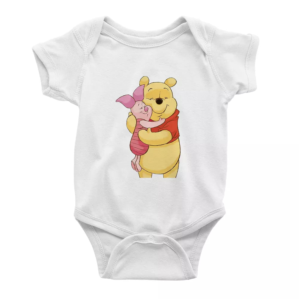 Adorable Winnie the Pooh Eeyore Pajama Print Romper: Disney Magic for Your Little One