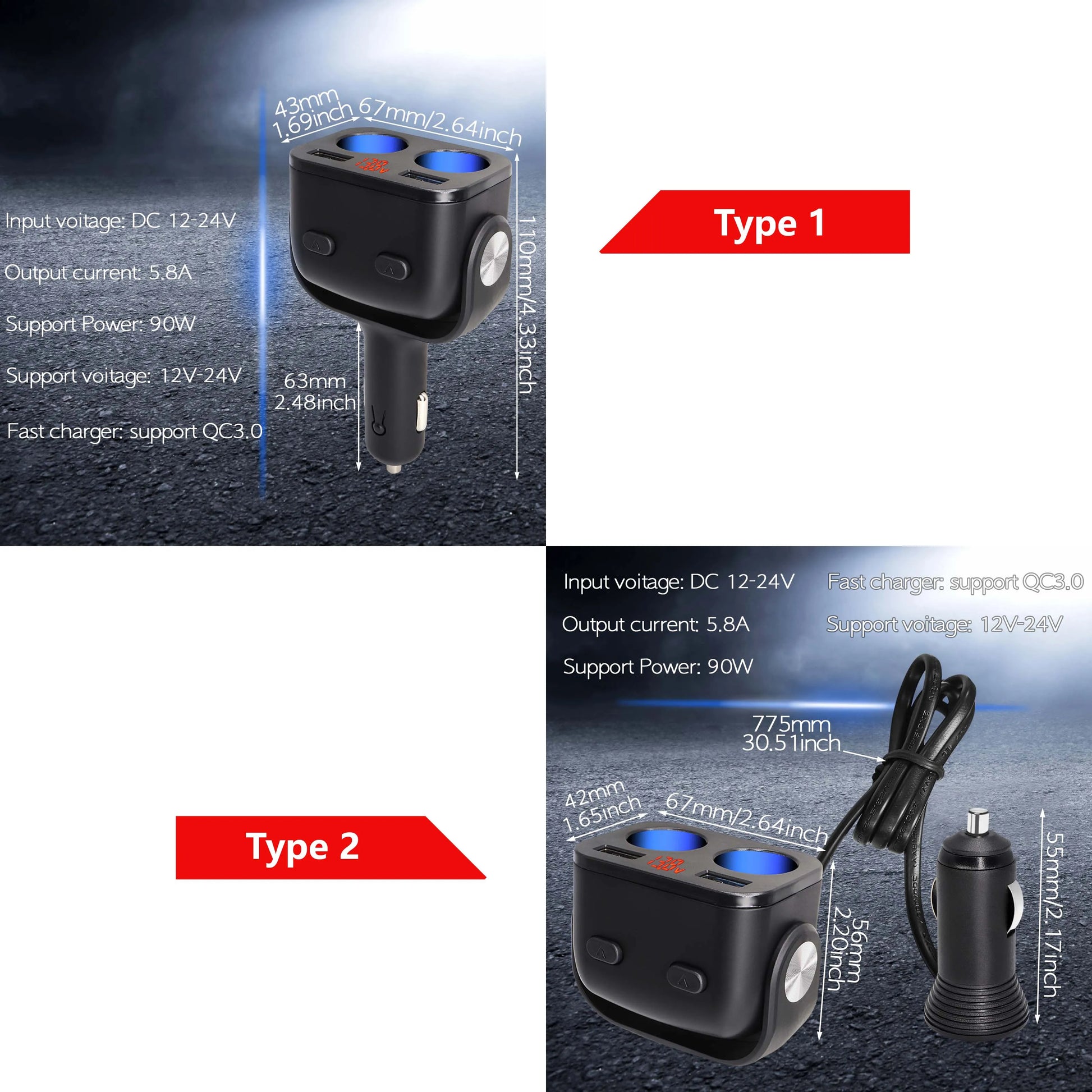 USB power adapter