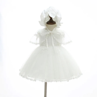 Elegant Baby Christening Gown: Charming Summer Dress for Memorable Occasions