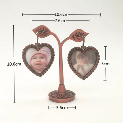 Mini Love Tree Frame Photo Frame Retro Metal Decoration Wedding Gift Birthday Gift