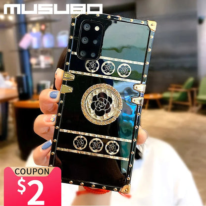 Musubo Cases For Samsung Galaxy S22 S23 Ultra S21 10 Plus S20 FE Fundas Brand Cover A13 A12 A52S A53 A32 A03S Luxury Coque Capa