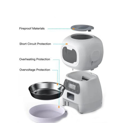 Introducing the repetsun 3.5L Automatic Pet Feeder - Your Pet's Smart Food Solution