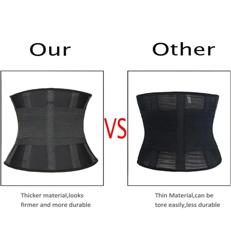 Fitness Belt Xtreme Power Thermo Body Shaper Waist Trainer Trimmer Corset Waist Belt Cincher Wrap Workout Shapewear Slimming