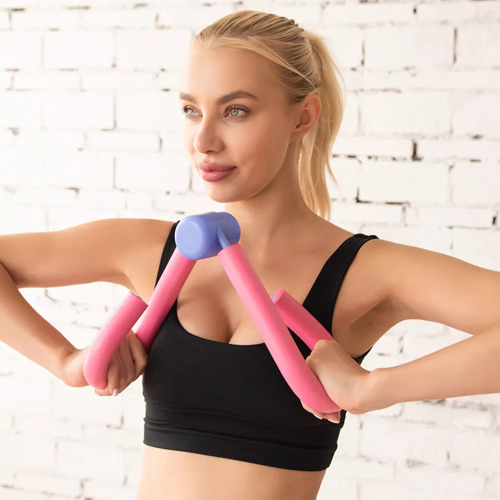 PVC Thigh Exerciser: Home Gym Workout for Legs, Arms & Waist! 🏋️‍♀️💪