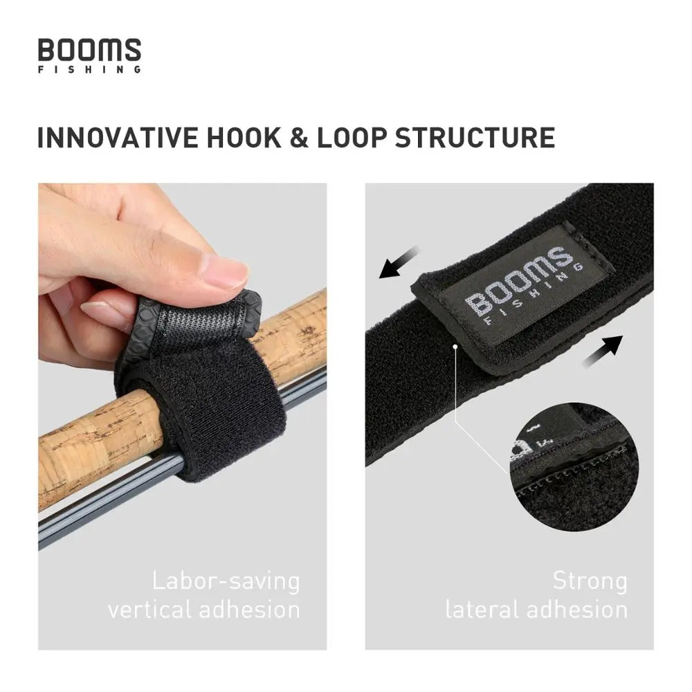 Booms Fishing RS3 Lure Fishing Rod Holder Belt Strap With Rod Tie Suspenders Wrap Fishing Tackle  Boxes Tools Box Accessories