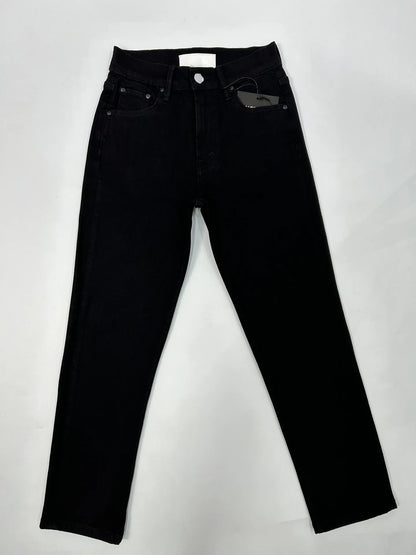 Women's stretch straight jeans 2022 new fashion casual lady denim pants