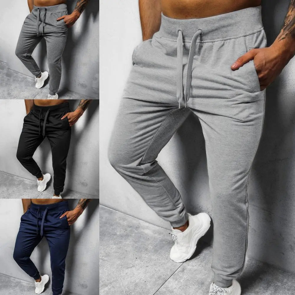 Side Stripe Ultra-soft New Autumn Men Gym Training Jogging Pants Men Joggers Slim Fit Sweatpants Cotton Running Sport Pants