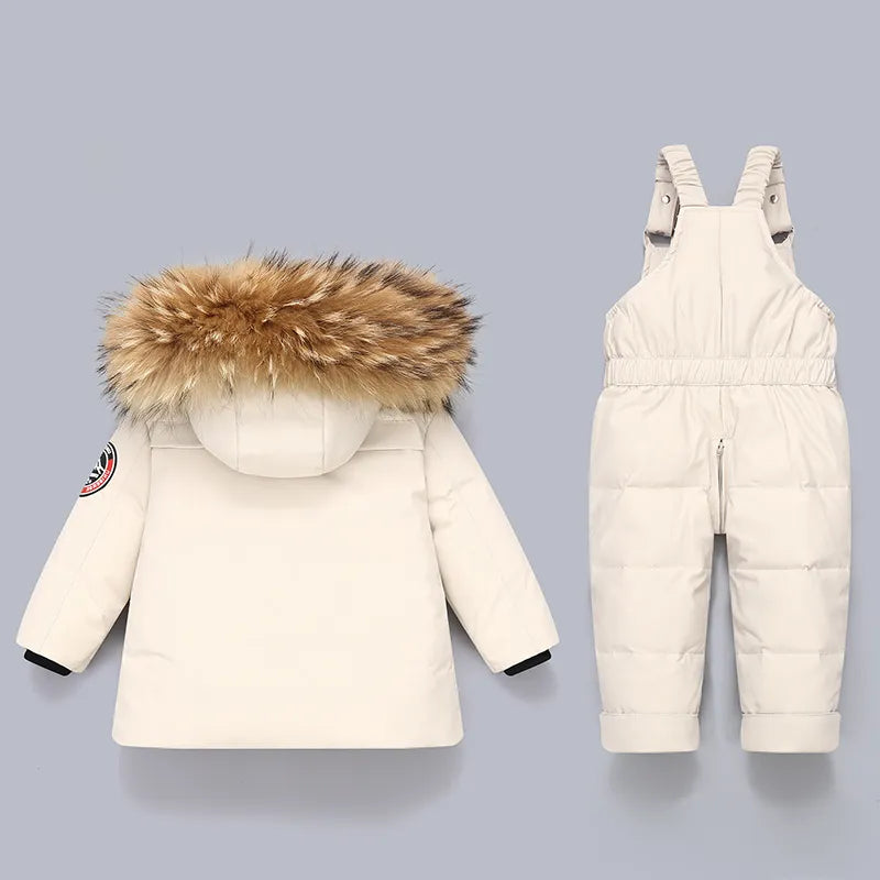 bearfriends Winter Down Jacket and Jumpsuit Set: Ultimate Warmth and Style for Your Little Adventurers