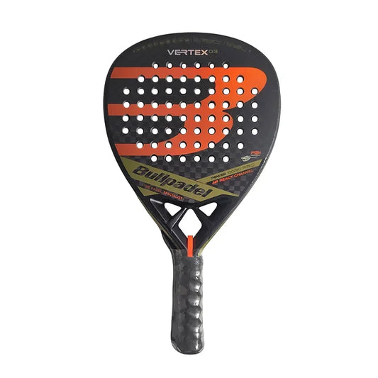 New Professional Padel Paddle Tennis Racket Soft Face Carbon Fiber Soft EVA Face Sports Racquet Outdoors Equipment