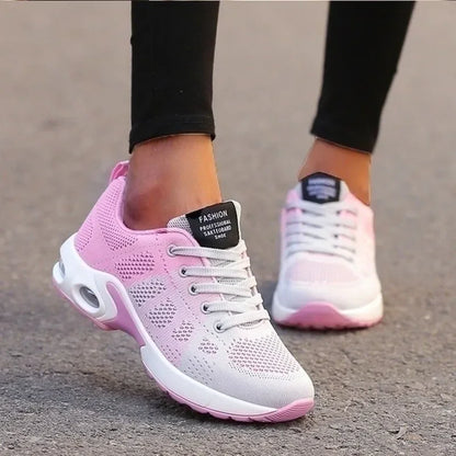 Women Running Shoes Breathable Casual Shoes Outdoor Light Weight White Tenis Sports Shoes Casual Walking Sneakers for Wamen