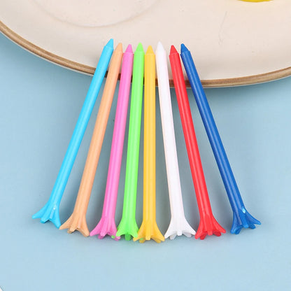 colourful golf tees