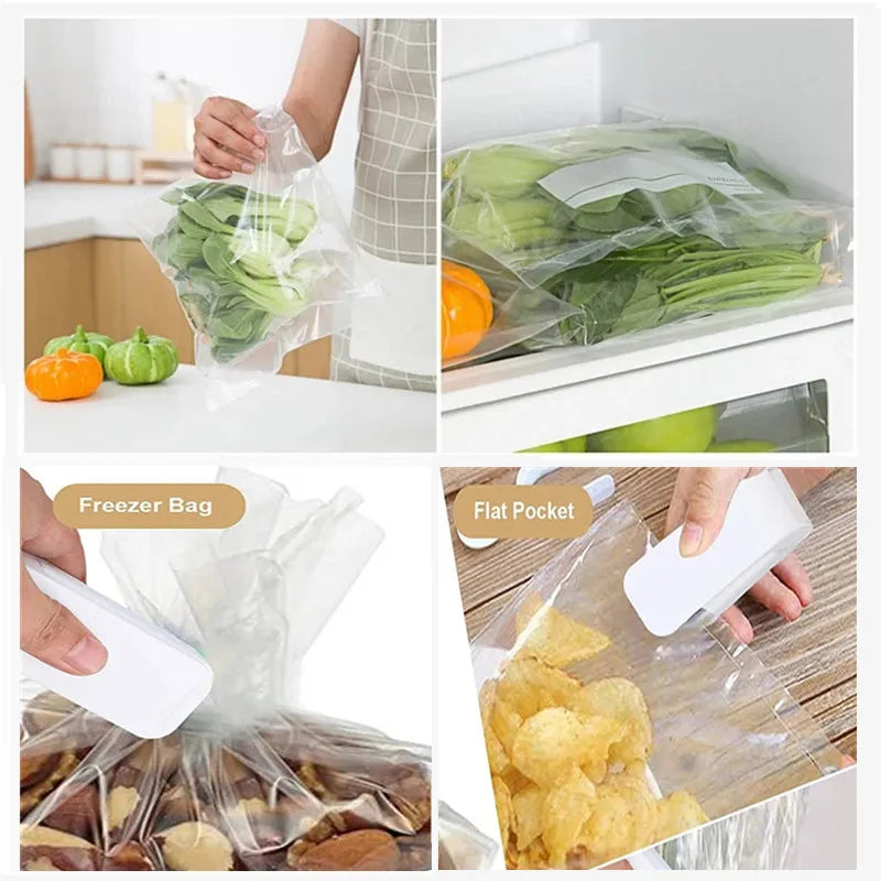 Portable Bag Heat Sealer - Mini Sealing Machine for Food Snack Storage - MAGNET MARKET