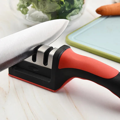 Multi-Functional Hand-Held Knife Sharpener - 3-Segment Household Sharpening Stone - MAGNET MARKET