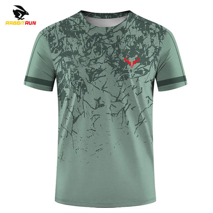 Badminton and Tennis Series 3D Printed Men's and Women's Outdoor Extreme Sports Short Sleeved Round Neck T-shirt with Fashionabl