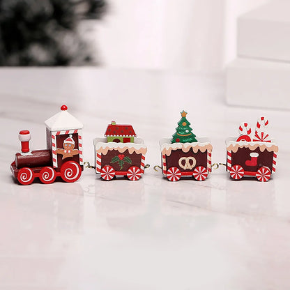 Elevate Your Décor with Our Charming Wooden/Plastic Train Christmas Ornament! - MAGNET MARKET