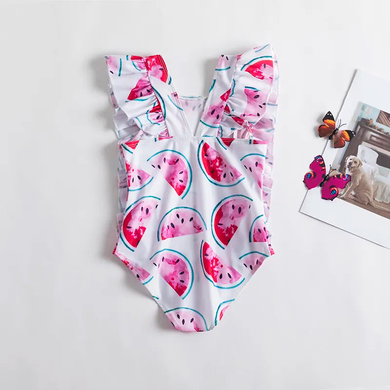 Adorable Bow-Accented Baby Girl Swimsuit: Fun in the Sun for Your Little Mermaid