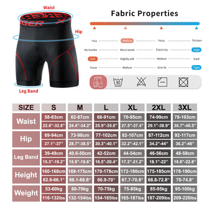 X-TIGER Men's Cycling Shorts Breathable Mesh Cycling Underwear Gel Pad Shockproof MTB Bike Shorts dropshipping Bicycle Underwear