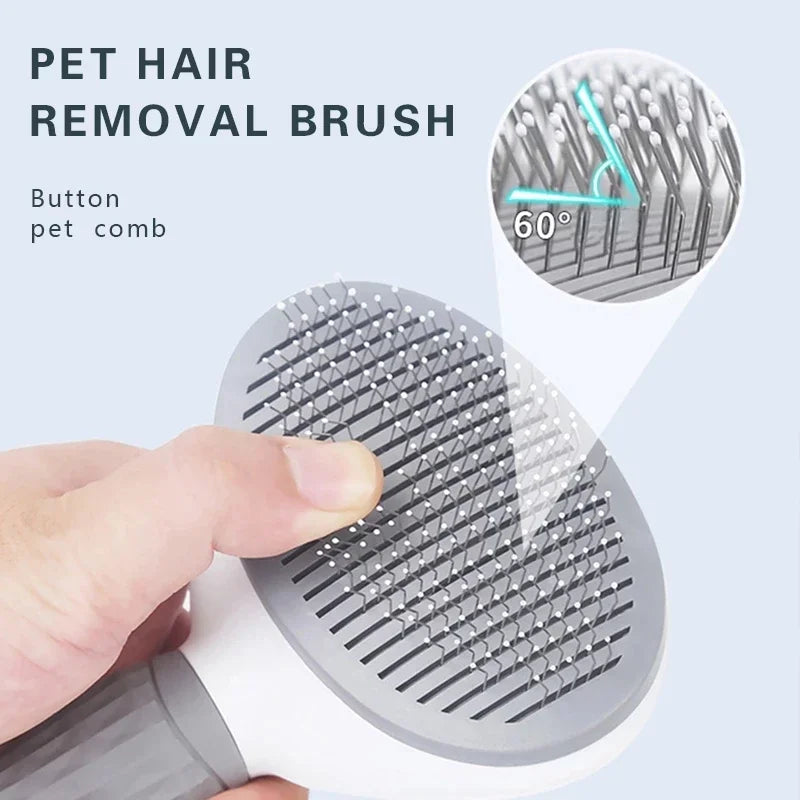 Stainless Steel Needle Pet Comb - Gentle Grooming for Dogs and Cats - MAGNET MARKET