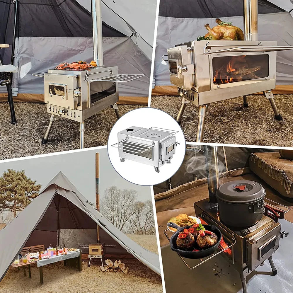 Unleash Adventure with Our Stainless Steel Outdoor Stove! - MAGNET MARKET