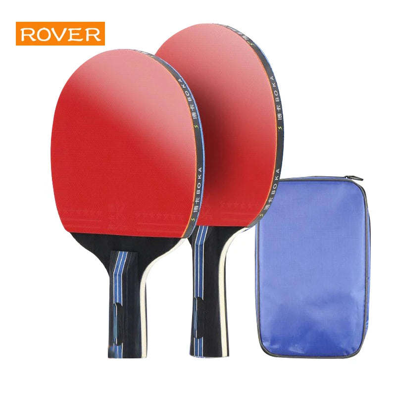 Children Beginners Table Tennis Racket Gift Ping Pong Racket Adolescents 2PCS Set Pimples-in Rubber Hight Quality Blade Bat