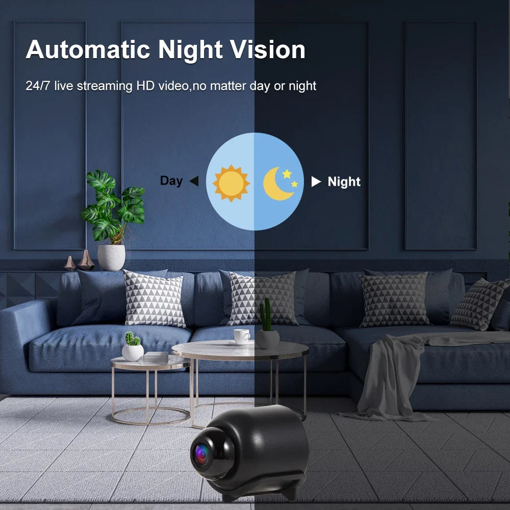 New FHD 1080P Mini WiFi Camera Night Vision Motion Detection Video Camera Home Security Camcorder Surveillance Baby Monitor