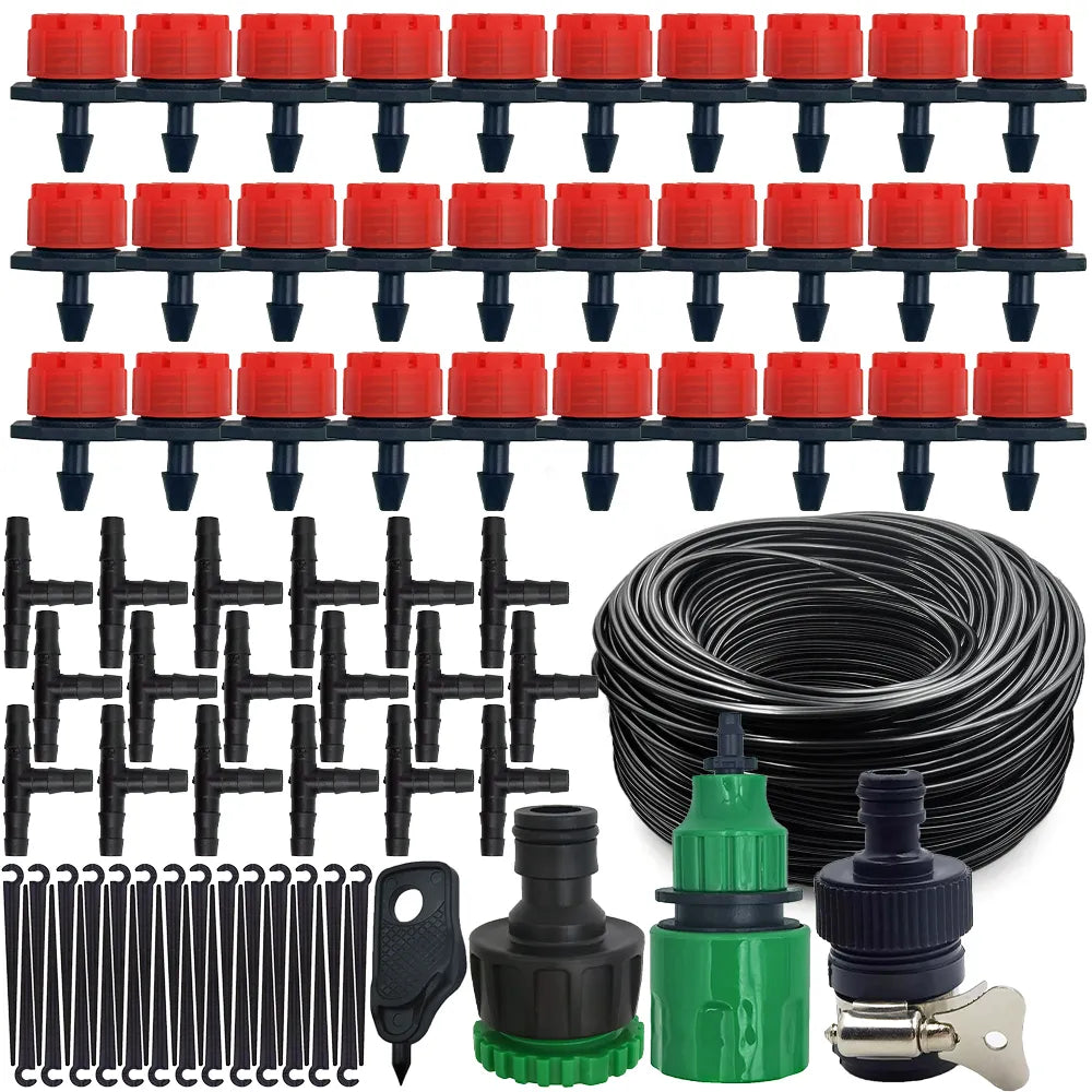 WOOJEE DIY Drip Irrigation System - Automatic Micro Drip Garden Watering Kits - MAGNET MARKET