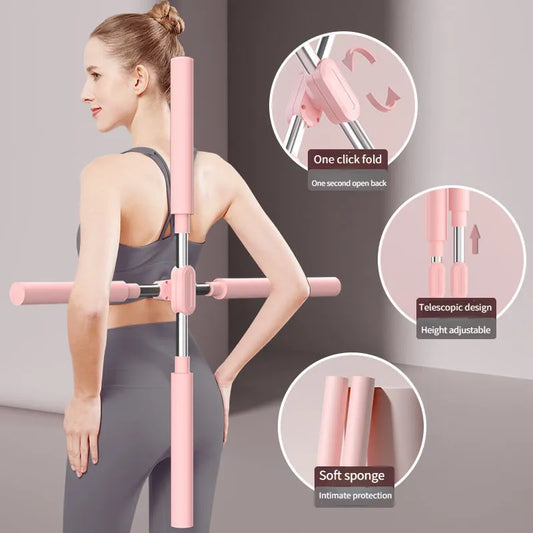 Adjustable Yoga Hunchback Corrector: Improve Posture & Flexibility! 🧘‍♀️✨