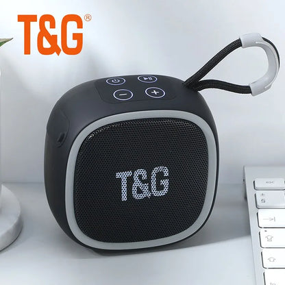 2023 T&G Mini Bluetooth Speaker Portable Speaker Wireless Connection Outdoor Sport Audio Stereo Support TF FM Card Car Audio