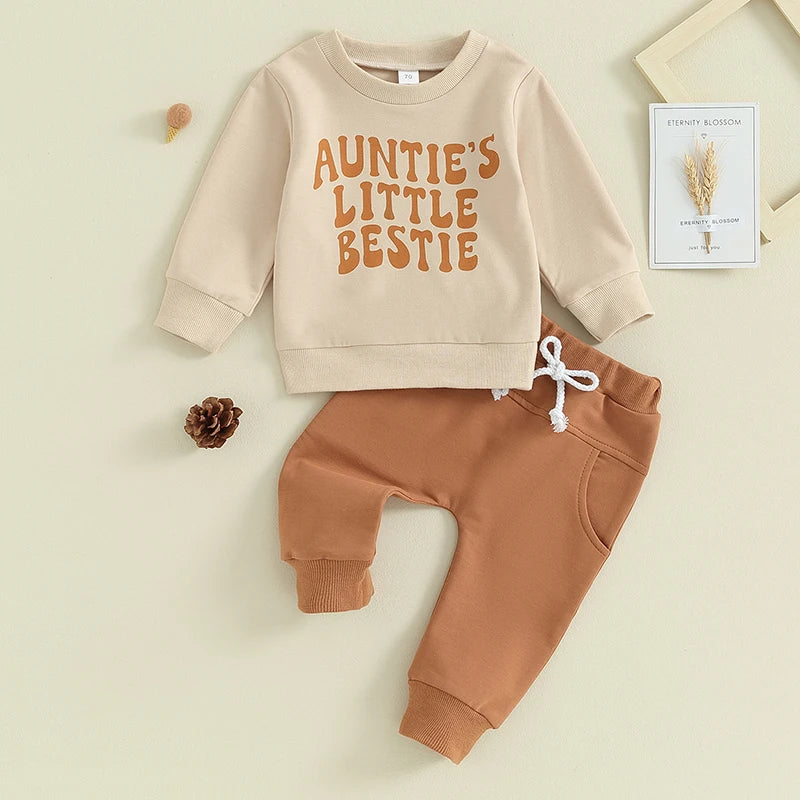 Lioraitiin Toddler Baby Boy Letter Print Winter Outfit: Cozy Style for Little Explorers