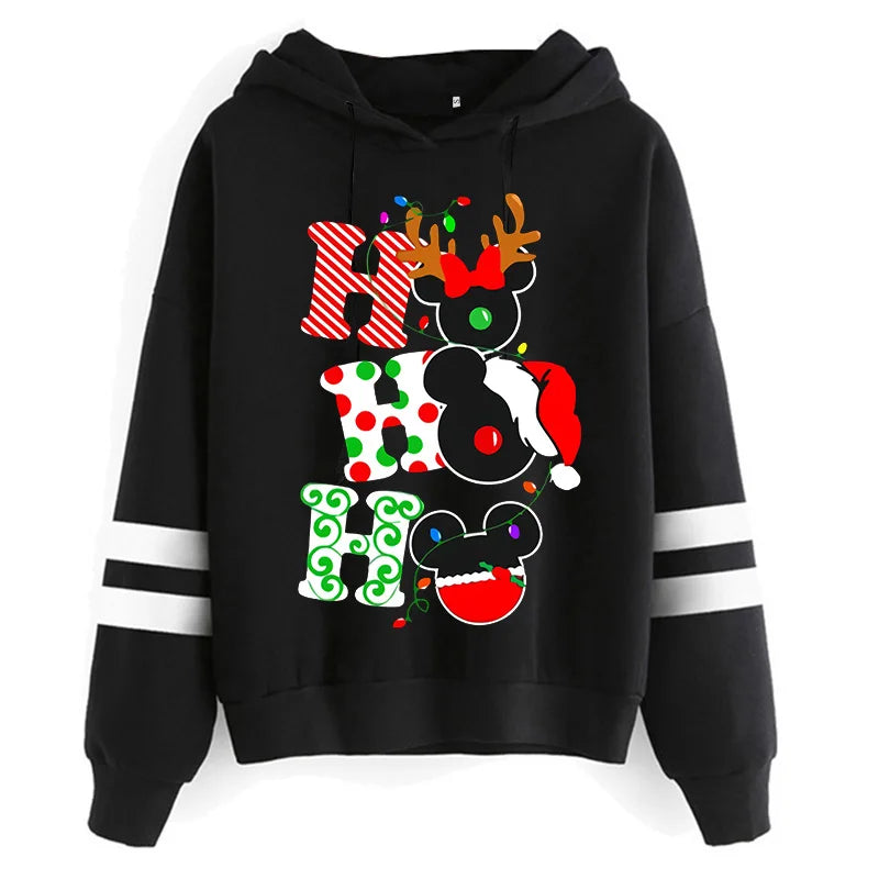 Grunge Harajuku Cartoon Anime Sweatshirt Disney Minnie Mouse Hoodie Clothes Girl Boy Mickey Hoody Top Hoodies Y2k 90s Kawaii