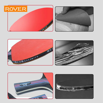 Children Beginners Table Tennis Racket Gift Ping Pong Racket Adolescents 2PCS Set Pimples-in Rubber Hight Quality Blade Bat