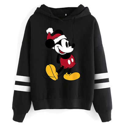 Grunge Harajuku Cartoon Anime Sweatshirt Disney Minnie Mouse Hoodie Clothes Girl Boy Mickey Hoody Top Hoodies Y2k 90s Kawaii