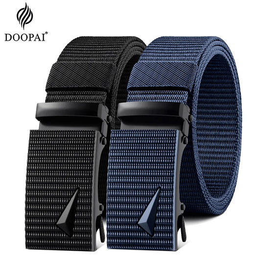 DOOPAI Men Belt Nylon Breathable Belts For Men Cowboy Designer Belt Outdoor Tactical Belt Military