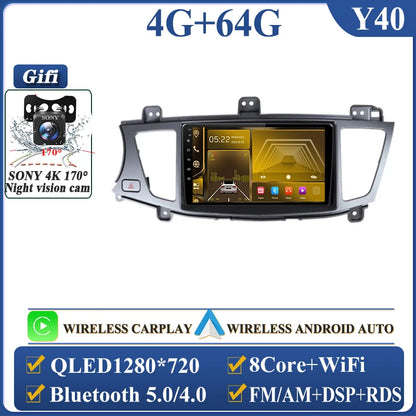 Android13 Qualcomm For KIA K7 Cadenza 2009 - 2013 Multimedia Car GPS Player Navigation Touch Screen Monitor Electronics Vehicle