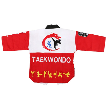 WTF Approved Colored Taekwondo Dobok Uniform Kukkiwon Korea Tae kwon do Dobok with Special Fabric Cotton V-neck adult clothes