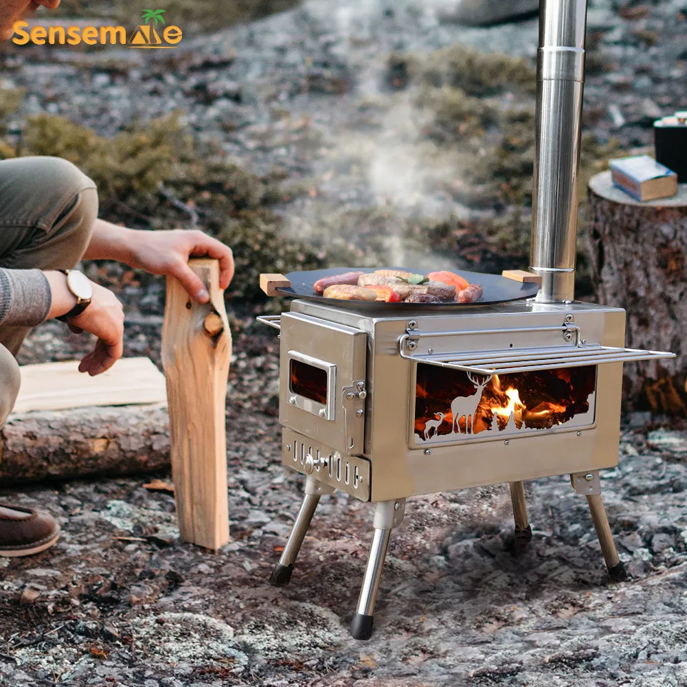 Unleash Adventure with Our Stainless Steel Outdoor Stove! - MAGNET MARKET