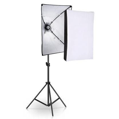 Photography 50x70CM Softbox Lighting Kits System Soft box Professional Continuous Light Use For Photo Studio Portrait Shooting