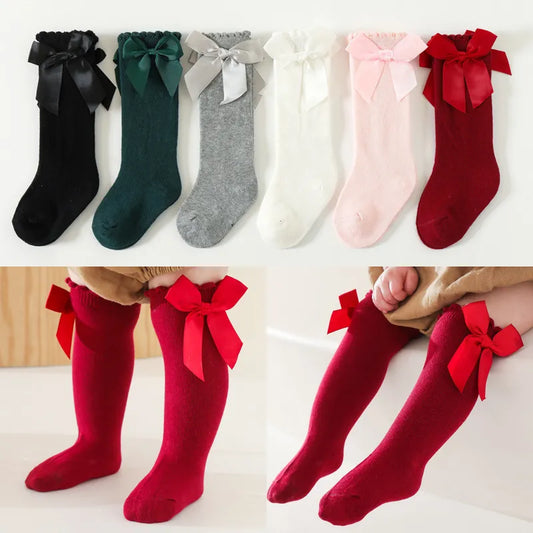 Lidengluy Baby Socks with Big Bow: Adorable Comfort for Little Feet