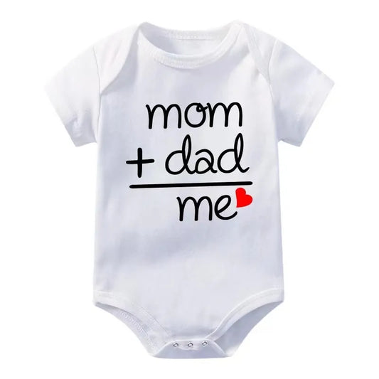 Panda Leader Fashionable Letter Print Baby Bodysuit: Stylish Comfort for Little Trendsetters