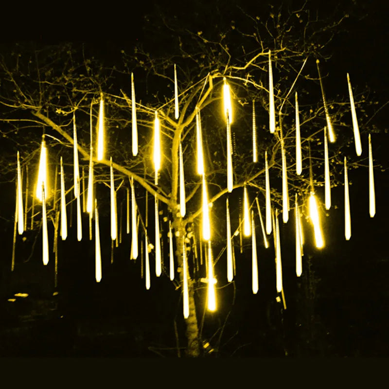 Create Magical Atmospheres: Meteor Shower Rain LED Fairy String Lights - MAGNET MARKET