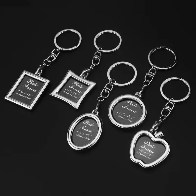 Couple Photo Frame KeyChain Personality Love Key Chain Men and Women Accessories Pendant Jewelry Gift