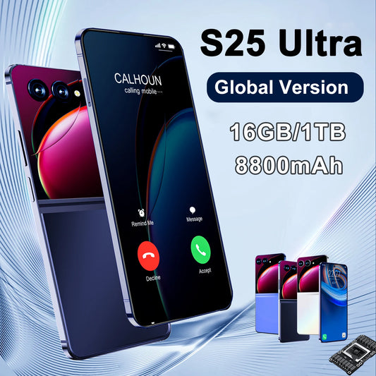 S25 Ultra Global Version Smartphone 16G+1TB 8800mAh 48+72MP Qualcomm8 Gen 2 4G/5G Network Cellphone Android Mobile Phone