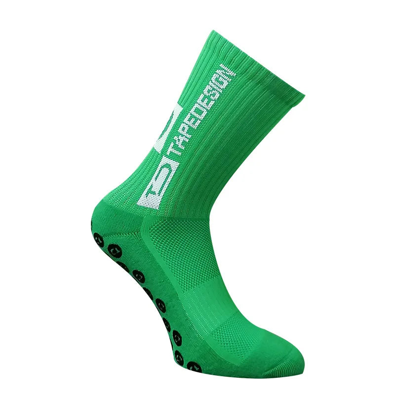 Hot Sale Fashion Sports Breathable Colorful Anti Slip Soccer Athletic Custom Logo Football Grip Socks