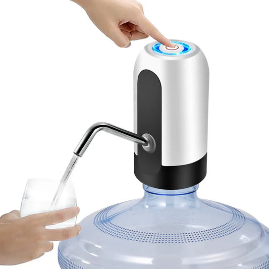 Portable Electric Cold Water Dispenser - USB Rechargeable Bottle Pump for Convenient Drinking - MAGNET MARKET