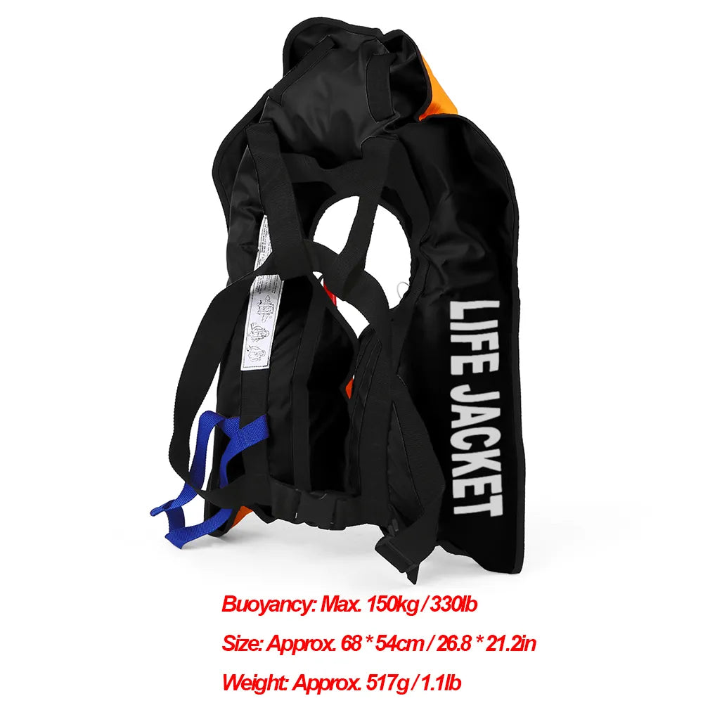 2023 Professional Life Jacket Swiming Fishing Life Vest Manual Inflatable Adult Swimwear Water Sports Swimming Survival Jacket