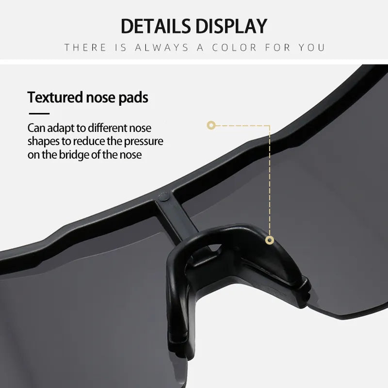 New Shimano Men's and Women's Outdoor Sports, Cycling, Driving, Travel Sunglasses Can be Equipped With Glasses Cloth Box